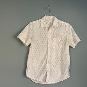 Gap short sleeve cotton button front shirt